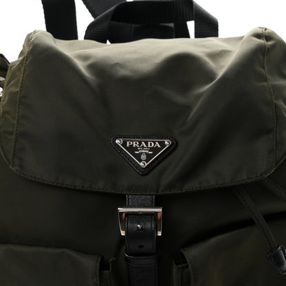 Prada Nylon Vela Medium Backpack Mimetico 15 of 21