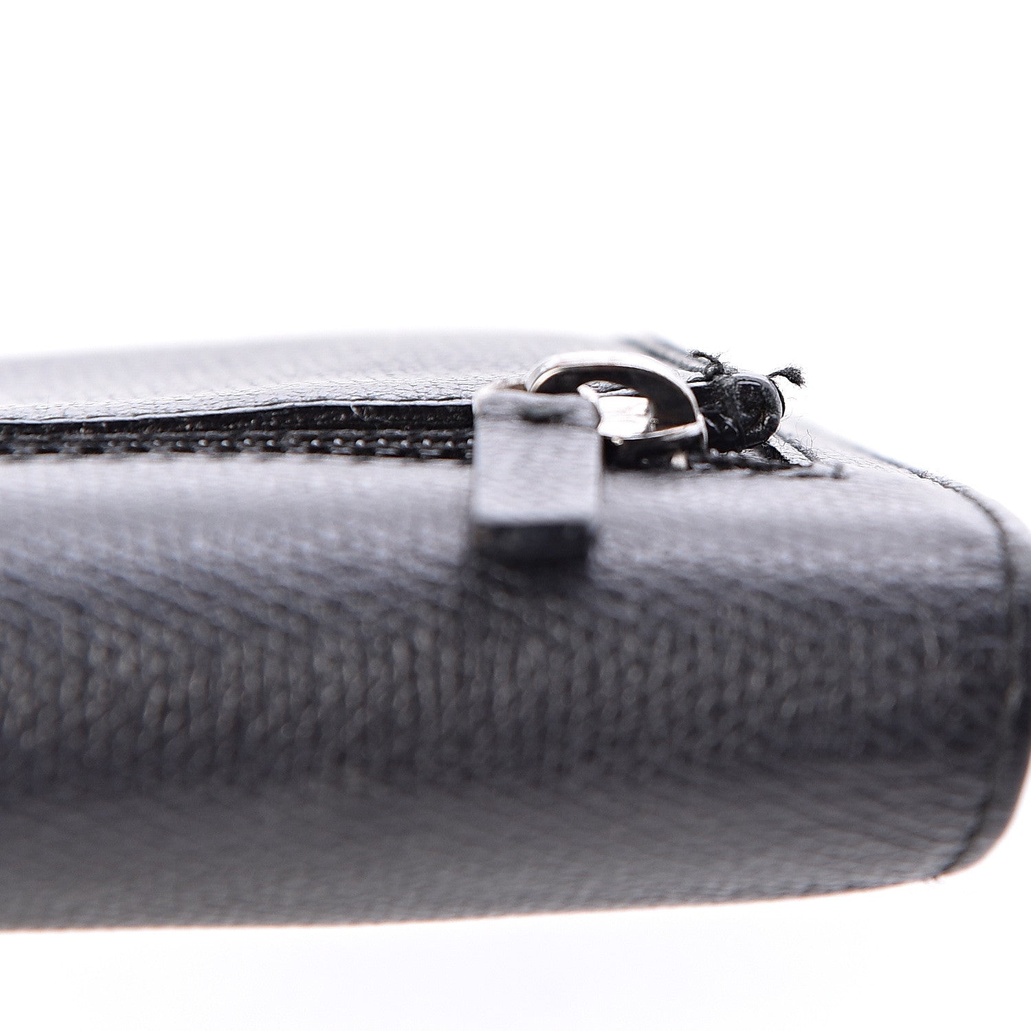 Chanel Grained Calfskin CC Button Flap Wallet Black 13 of 13