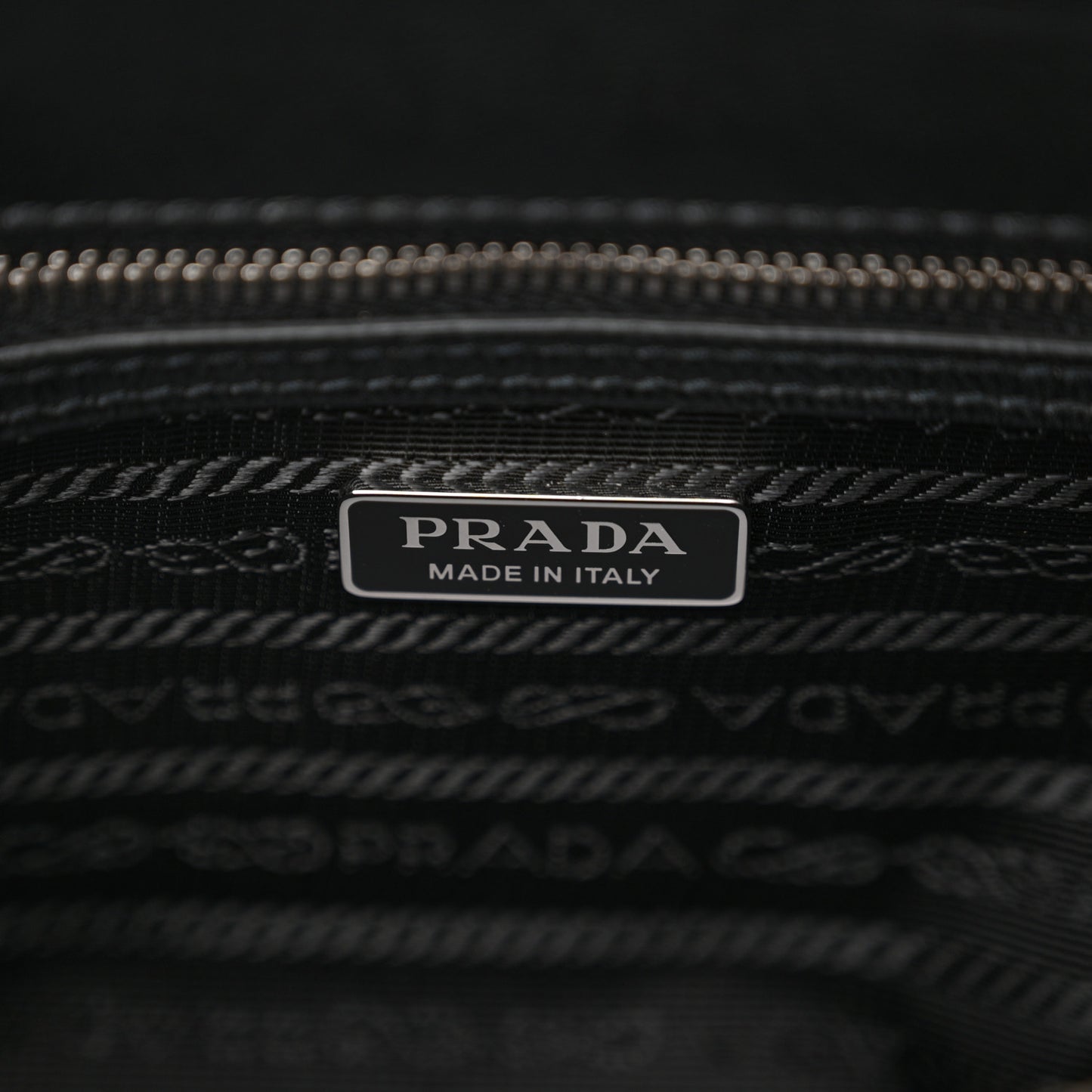 Satin Crystal Mini Galleria Double Zip Tote Black