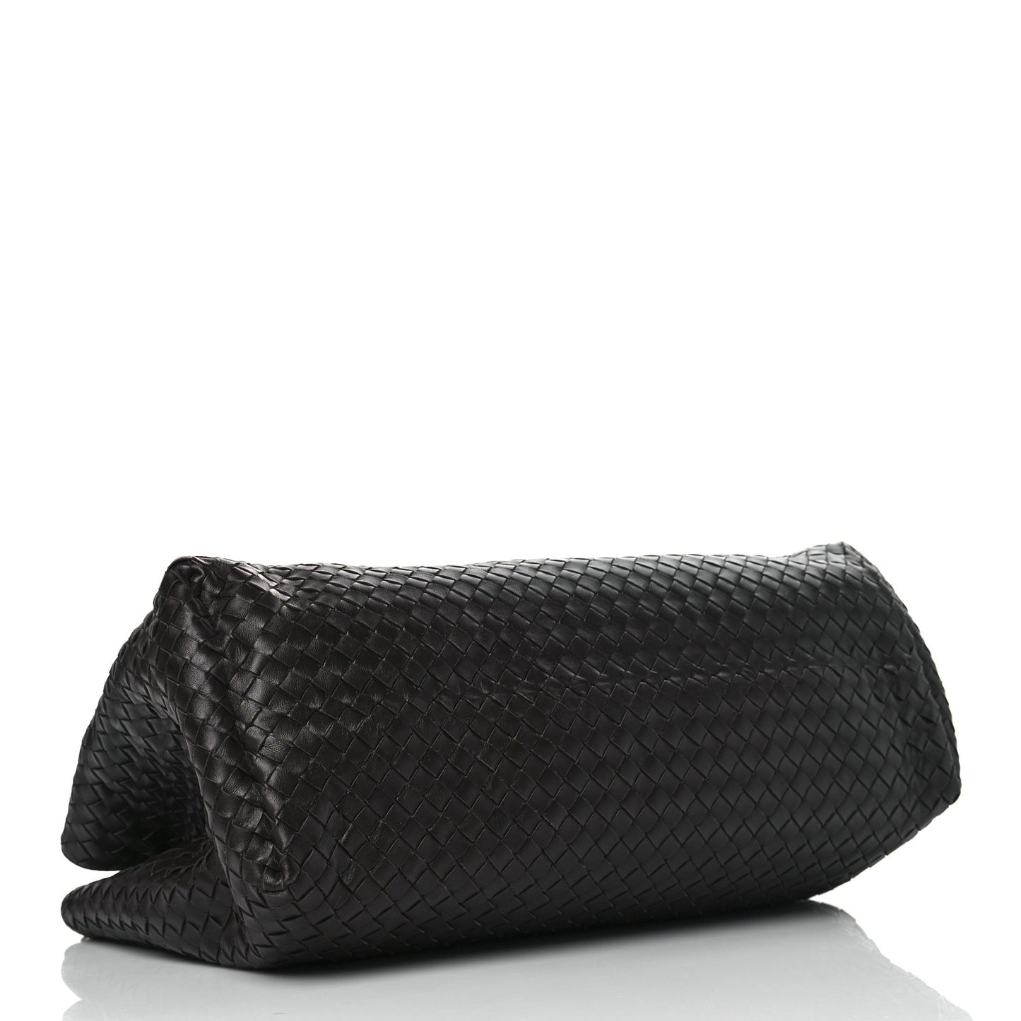 Nappa Intrecciato Large Classic Chain Strap Tote Ebano
