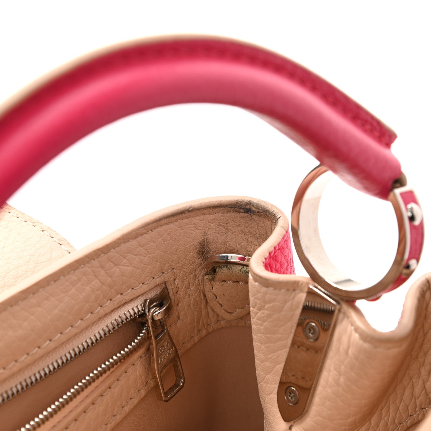 Louis Vuitton Taurillon Capucines BB 7 of 13