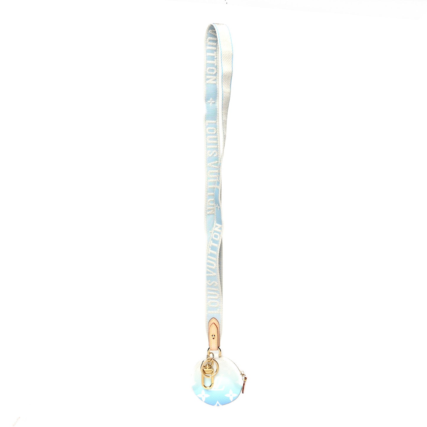 Monogram Giant By The Pool Multi Pochette Lanyard Key Holder Blue