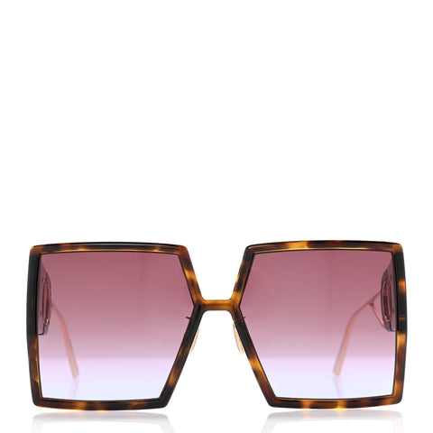 Square 30 Montaigne Sunglasses Tortoise