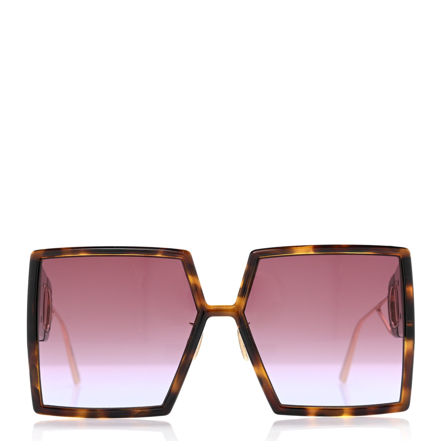 Square 30 Montaigne Sunglasses Tortoise
