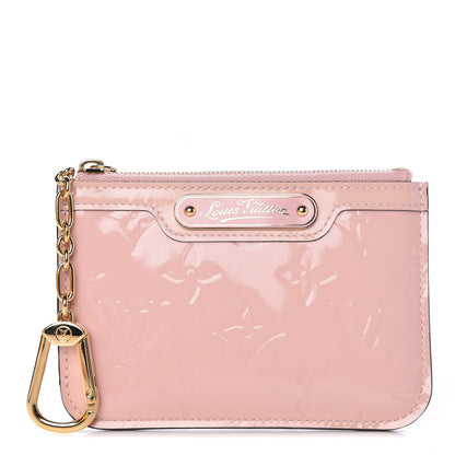 Louis Vuitton Vernis Key Pouch Rose Ballerine 1 of 7