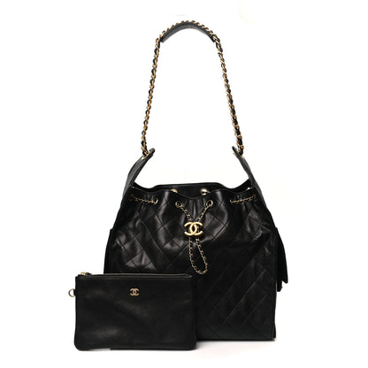 Chanel Caviar Quilted Medium Chanel 25 Handbag Black 3 of 11