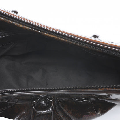Fendi Tortoise Patent To You Convertible Clutch 5 of 9