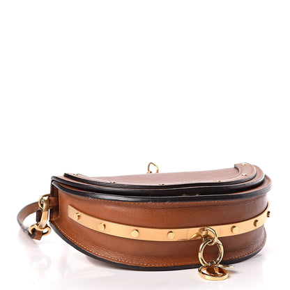 Chloe Calfskin Small Nile Bracelet Minaudiere Bag Caramel 4 of 11