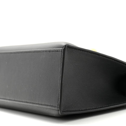 Hermes Swift Kelly Pochette Clutch Black 10 of 10