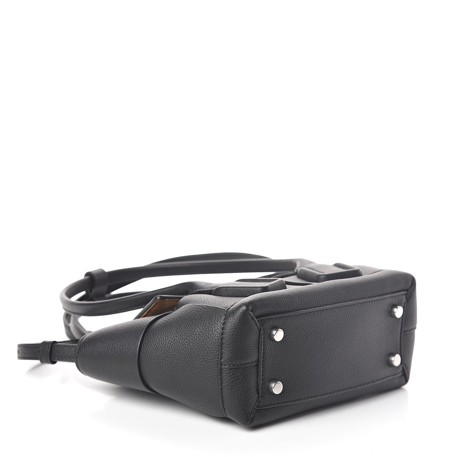 Bottega Veneta Grained Calfskin Maxi Intrecciato Arco 29 Black 4 of 9