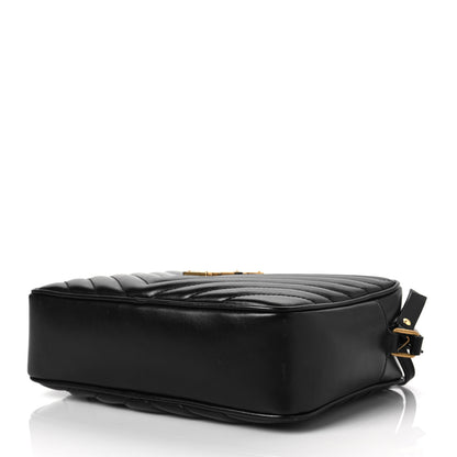 Saint Laurent Calfskin Matelasse Monogram Lou Camera Bag Black 7 of 7