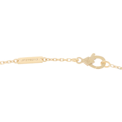 Van Cleef & Arpels 18K Yellow Gold Carnelian Vintage Alhambra Pendant Necklace 4 of 6