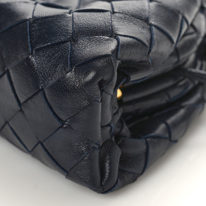 Bottega Veneta Nappa Intrecciato The Mini Pouch Navy 8 of 9