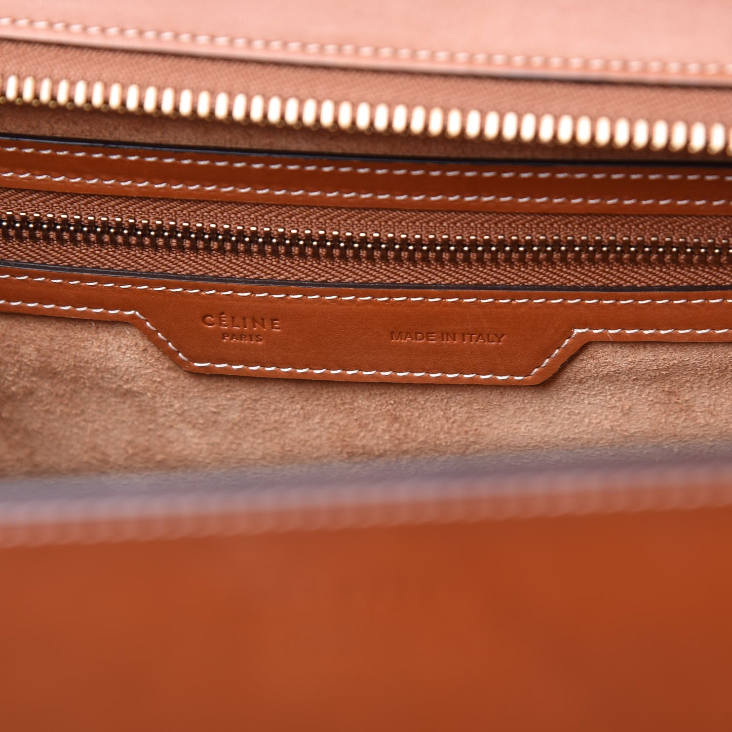 Natural Calfskin Mini Luggage Tan