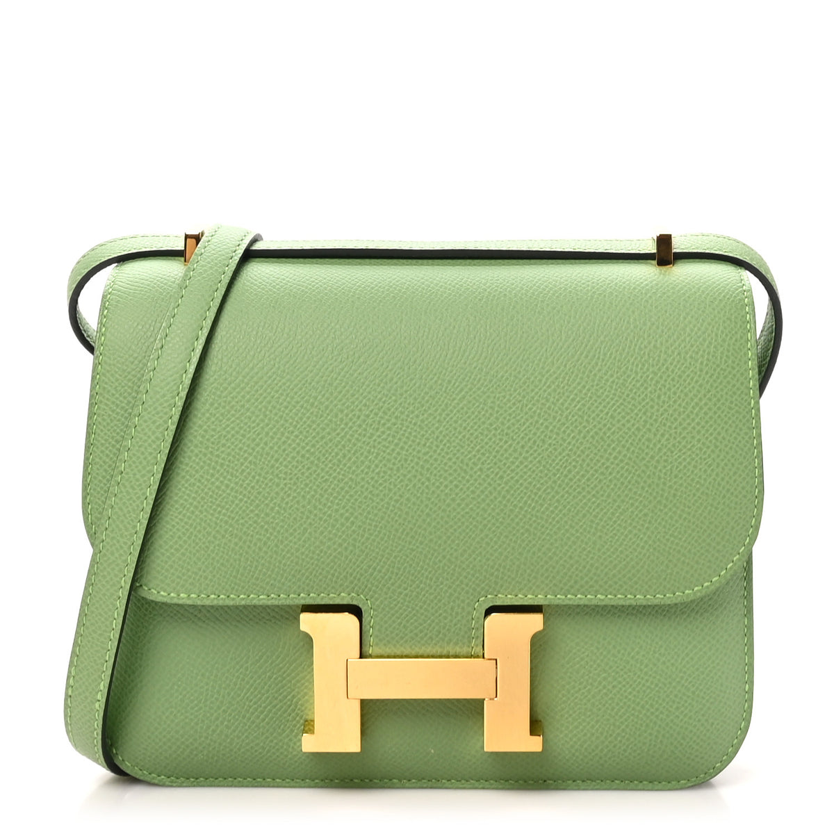 Hermes Epsom Constance 18 Vert Criquet 1 of 10