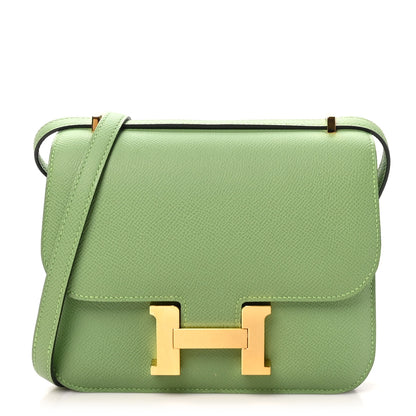 Hermes Epsom Constance 18 Vert Criquet 1 of 10