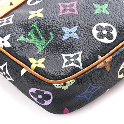 Louis Vuitton Monogram Multicolor Pochette Accessories Black 10 of 11