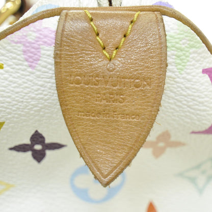 Louis Vuitton Monogram Multicolor Speedy 30 White 9 of 11