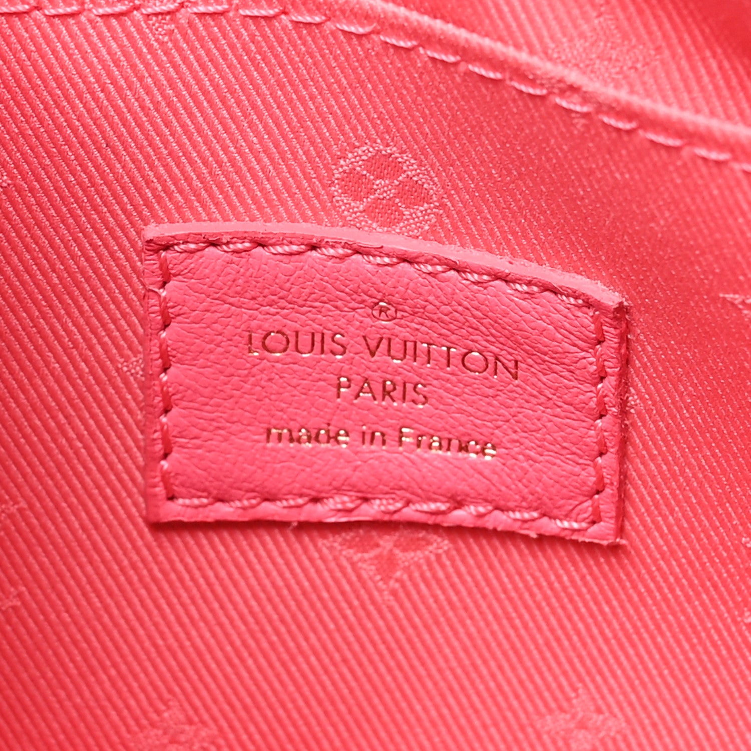 Louis Vuitton Calfskin Bubblegram Over The Moon Dragon Fruit 5 of 8