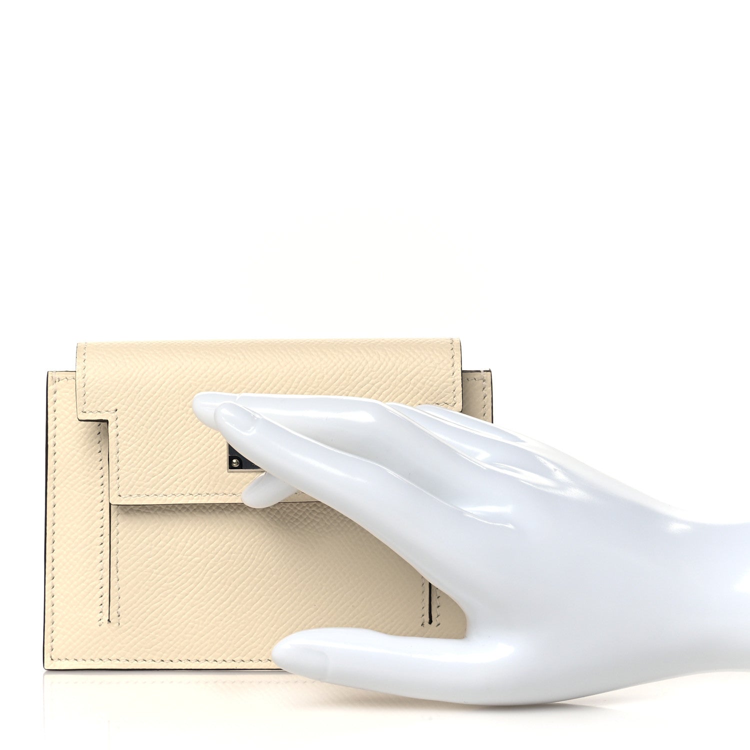Hermes Epsom Kelly Pocket Compact Wallet Nata 2 of 9