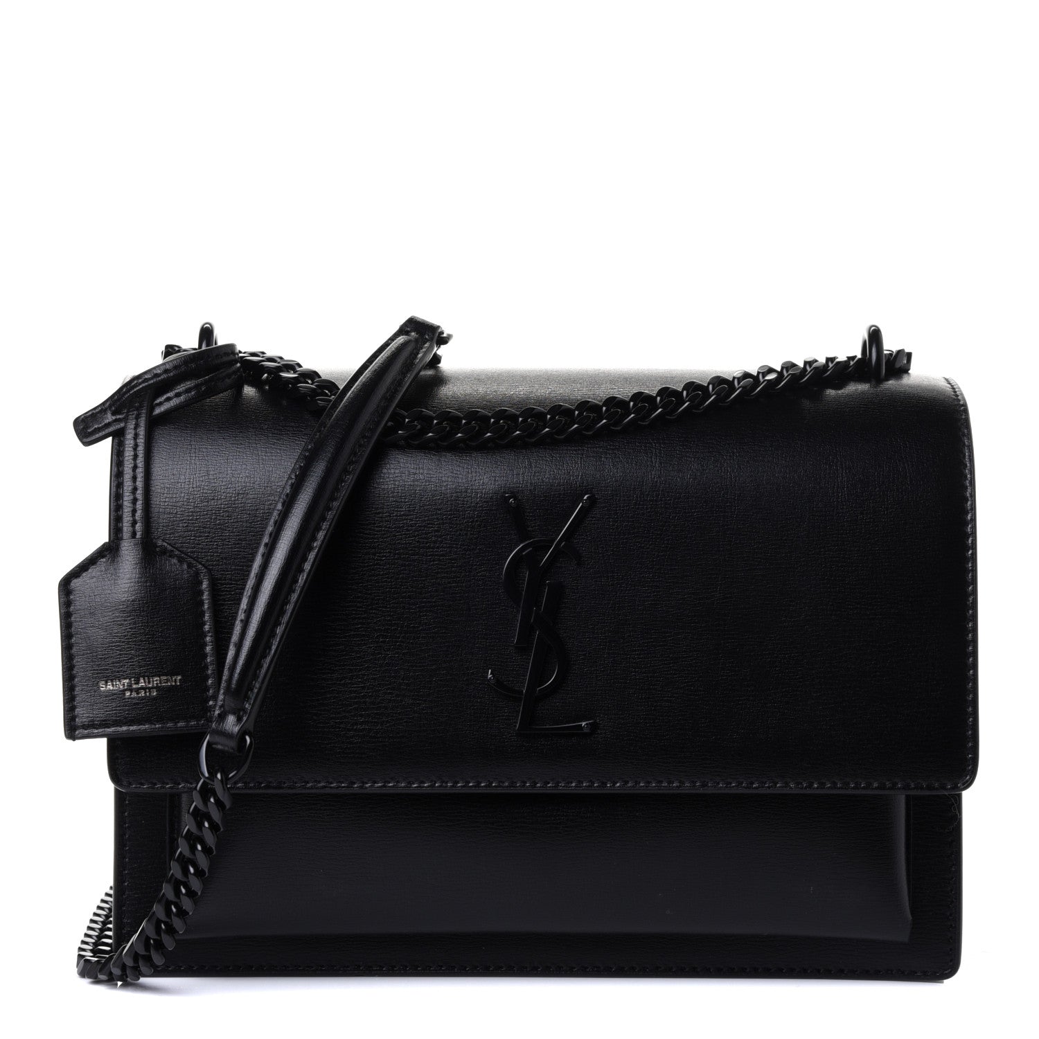 Saint Laurent Calfskin Medium Monogram Sunset Black 1 of 4
