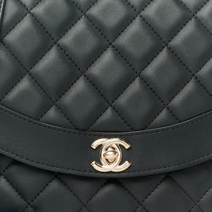 Chanel Lambskin Quilted Tassel Flap Camera Case Black 9 of 12