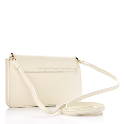 Chloe Calfskin Drew Bijou Clutch Natural White 3 of 8