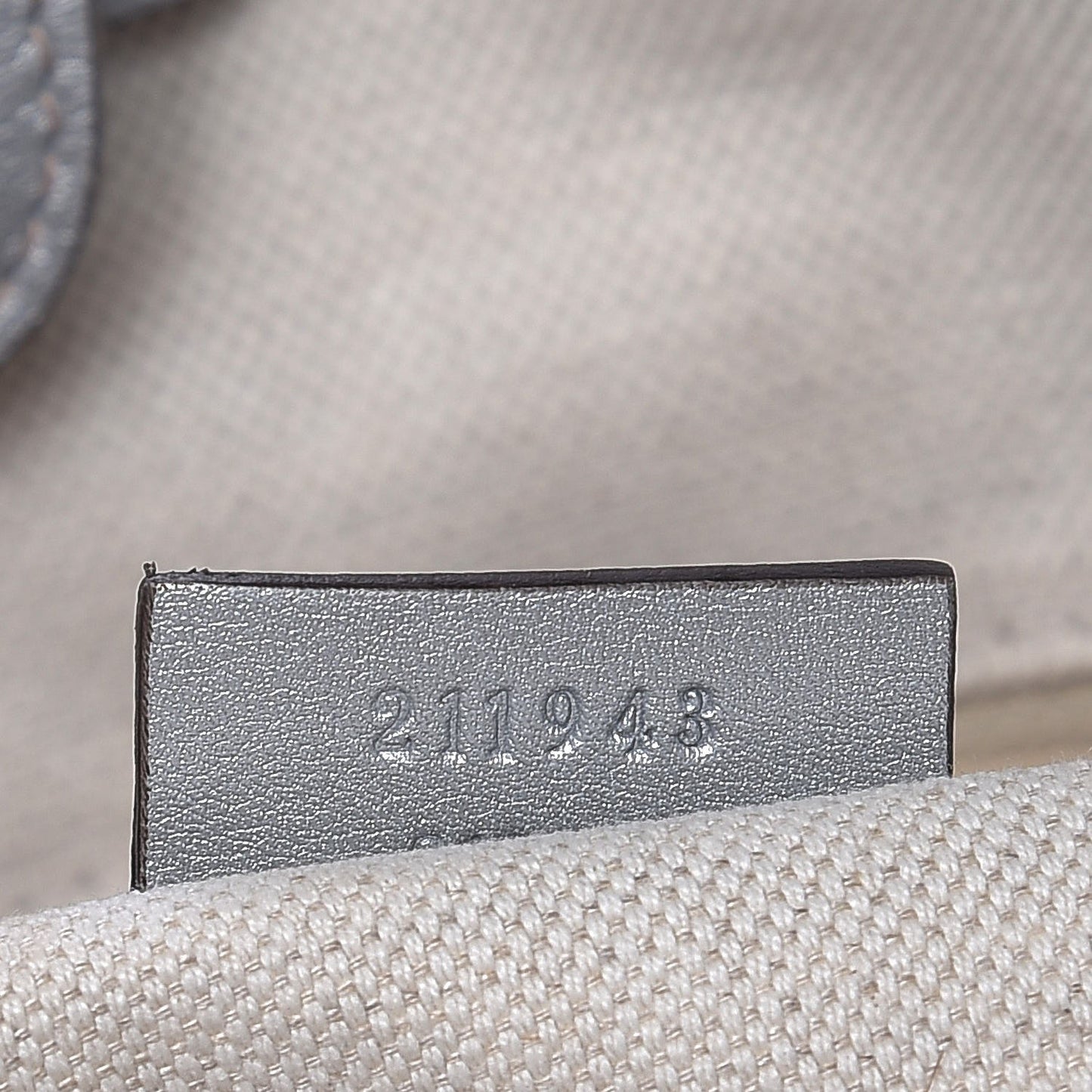 Guccissima Large Sukey Tote Silver