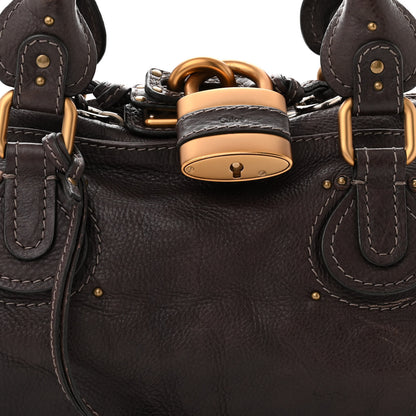 Chloe Calfskin Medium Paddington Satchel Chocolate 8 of 10