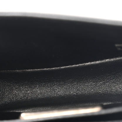 Chanel Galuchat Stingray Mini Boy Flap  Black Silver 5 of 11
