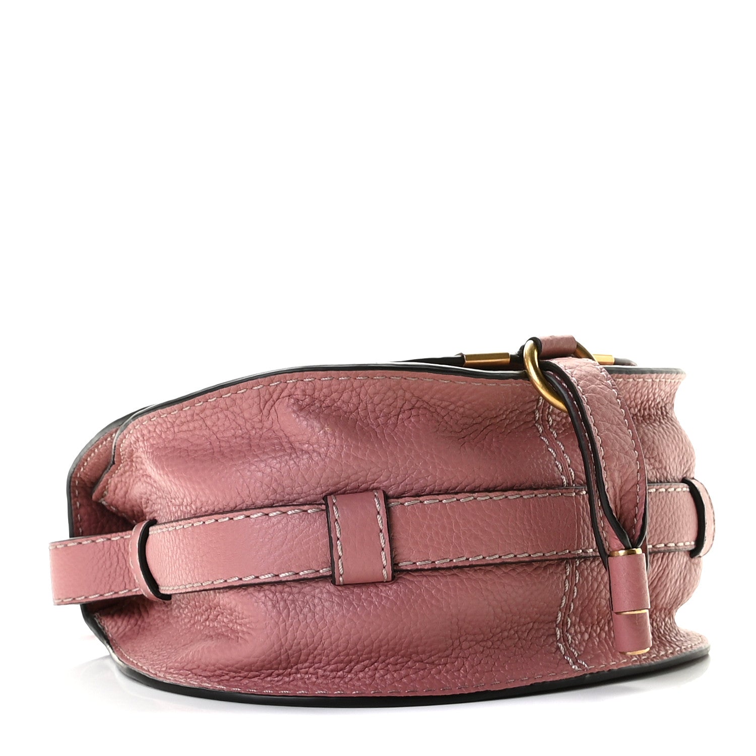 Chloe Calfskin Mini Marcie Round Crossbody Bag Rusty Pink 4 of 9