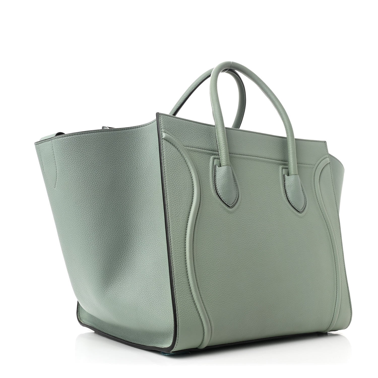 Celine Baby Grained Calfskin Medium Phantom Luggage Jade 3 of 11