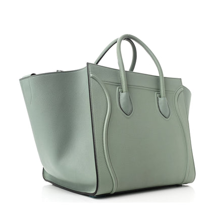 Celine Baby Grained Calfskin Medium Phantom Luggage Jade 3 of 11