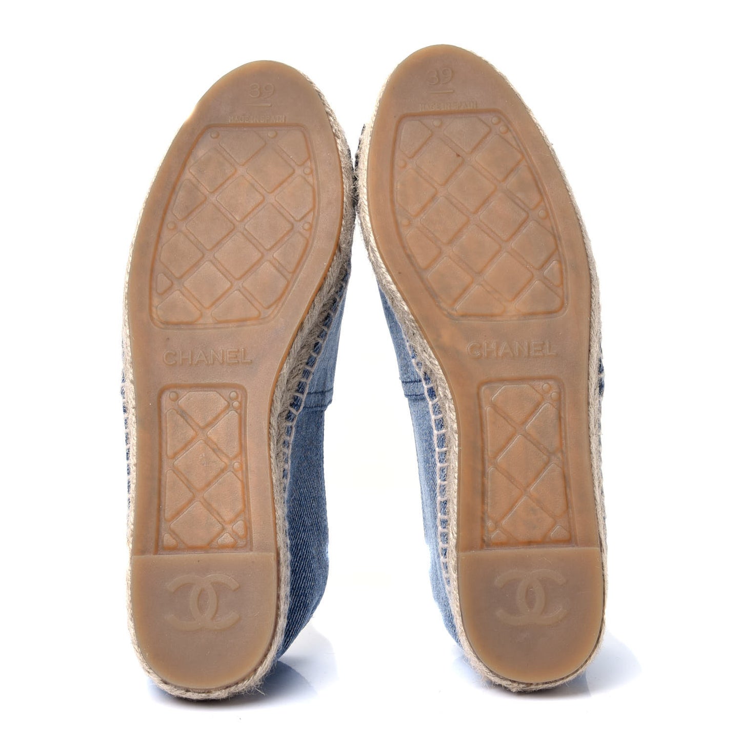 Denim CC Espadrilles 39 Blue Black