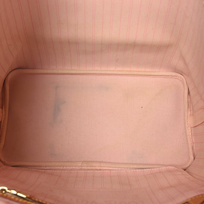 Louis Vuitton Damier Azur Neo Neverfull MM Rose Ballerine 5 of 8