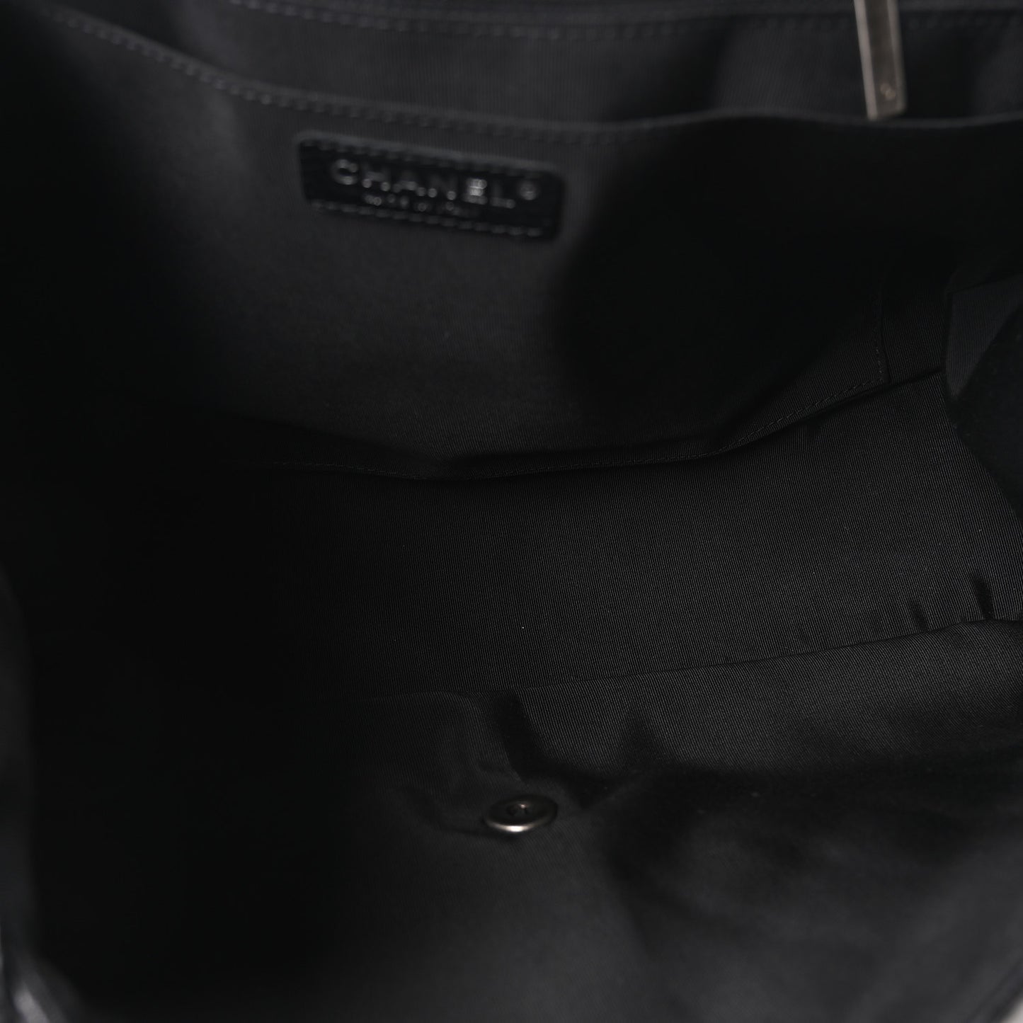 Calfskin Quilted Small XXL Travel Flap Bag Black