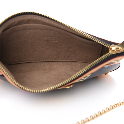 Louis Vuitton Monogram Multicolor Pochette Milla MM Black 4 of 8