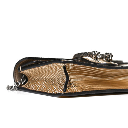 Gucci Metallic Lizard Super Mini Dionysus Shoulder Bag Gold 7 of 12