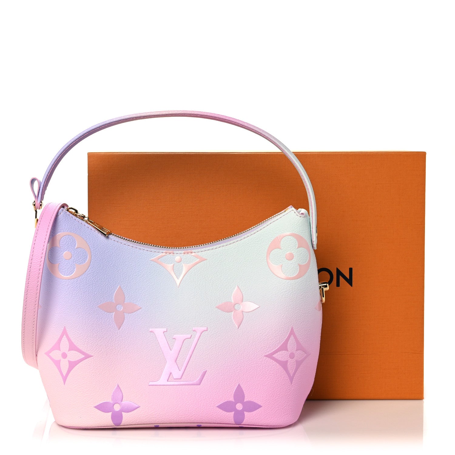Louis Vuitton Monogram Giant Spring In The City Marshmallow Hobo PM Sunrise Pastel 9 of 9