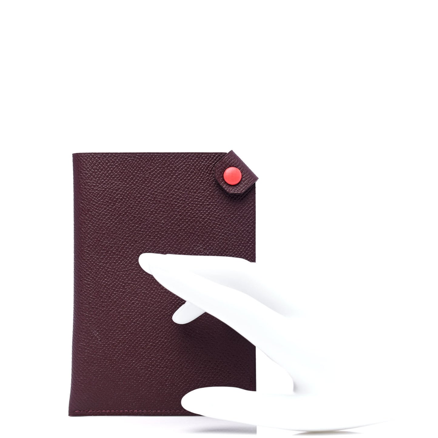 Epsom Tarmac Dot PM Passport Holder Bordeaux