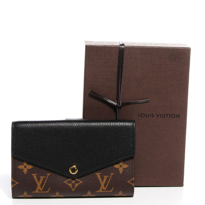 Louis Vuitton Monogram Pallas Compact Wallet Black 5 of 8