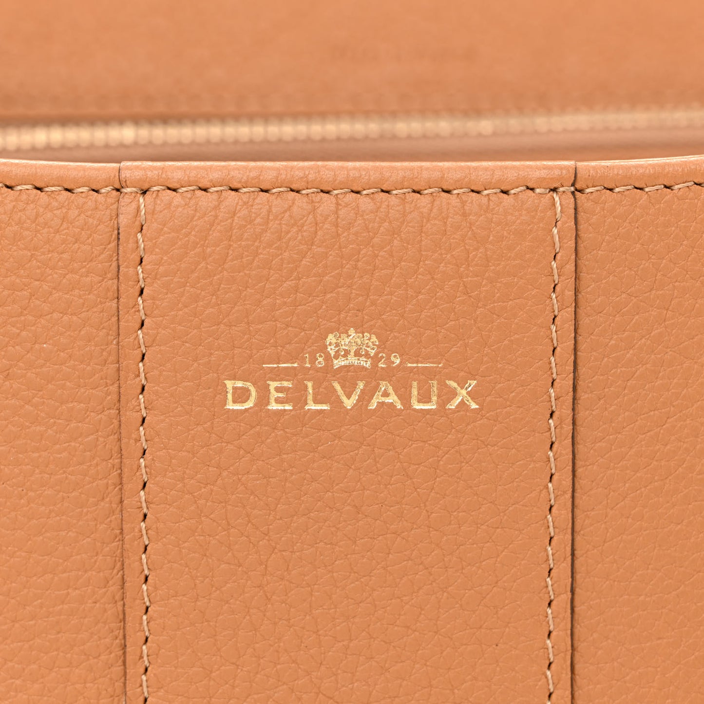 Grained Calfskin MM Brillant Satchel Natural