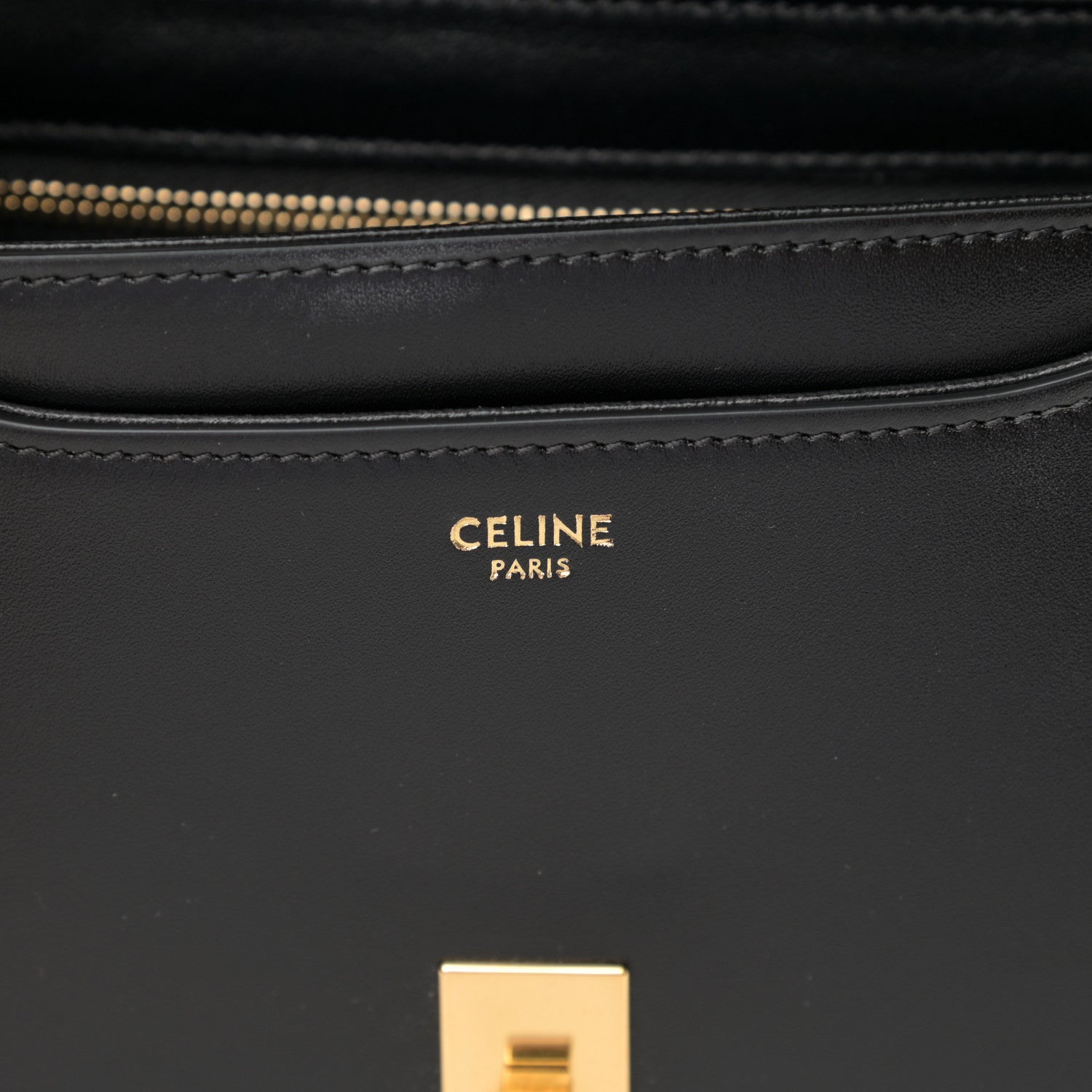Celine Satinated Calfskin Medium Besace 16 Black 5 of 16