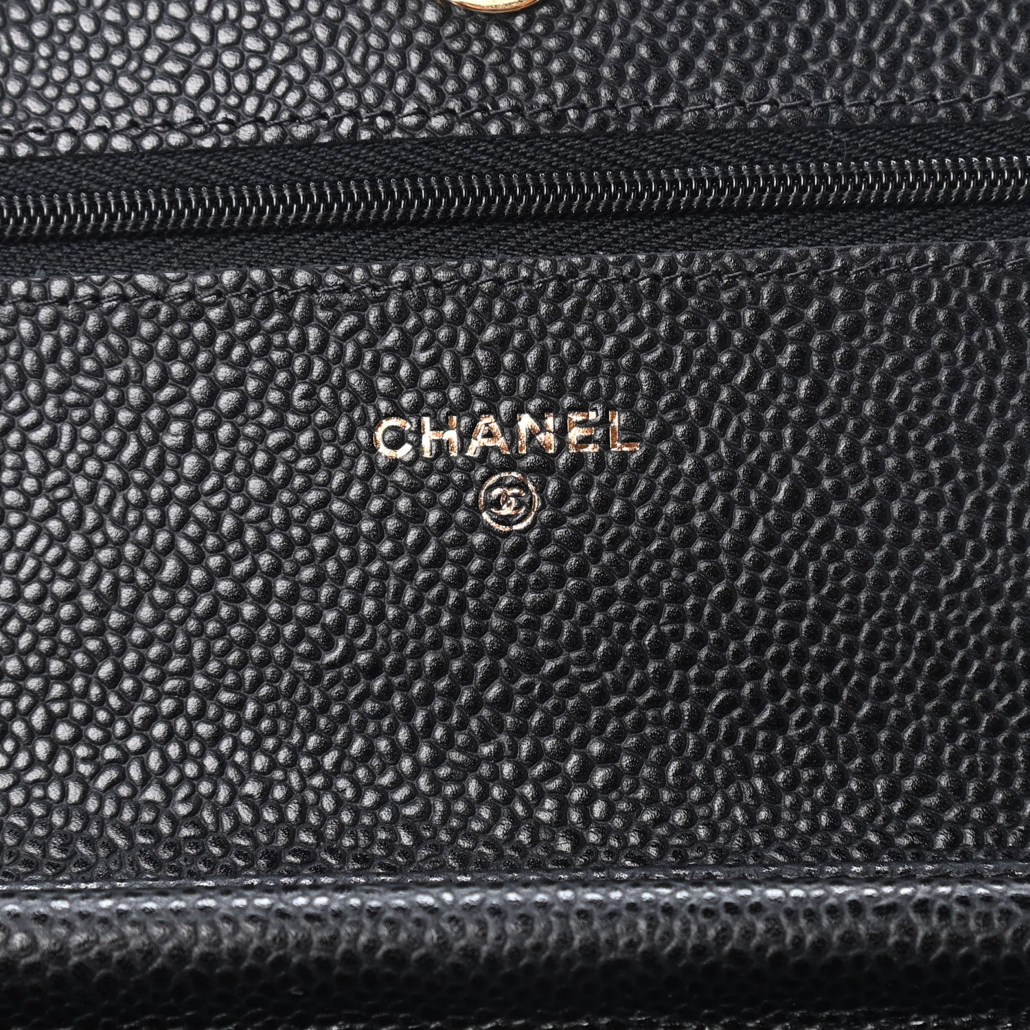 Chanel Caviar Quilted Wallet On Chain WOC Black 6 of 10