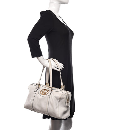 Gucci Calfskin Medium Britt Boston White 2 of 22