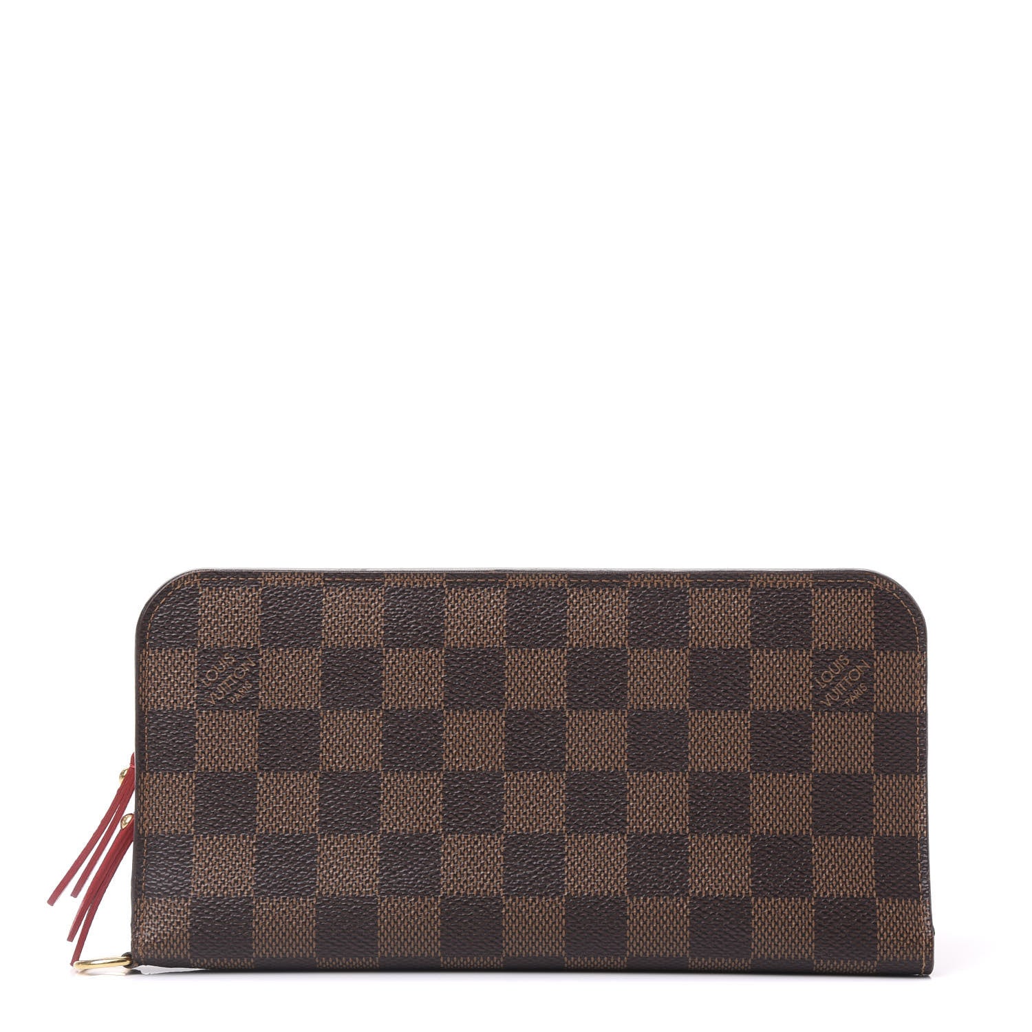 Louis Vuitton Damier Ebene Insolite Wallet Red 1 of 9