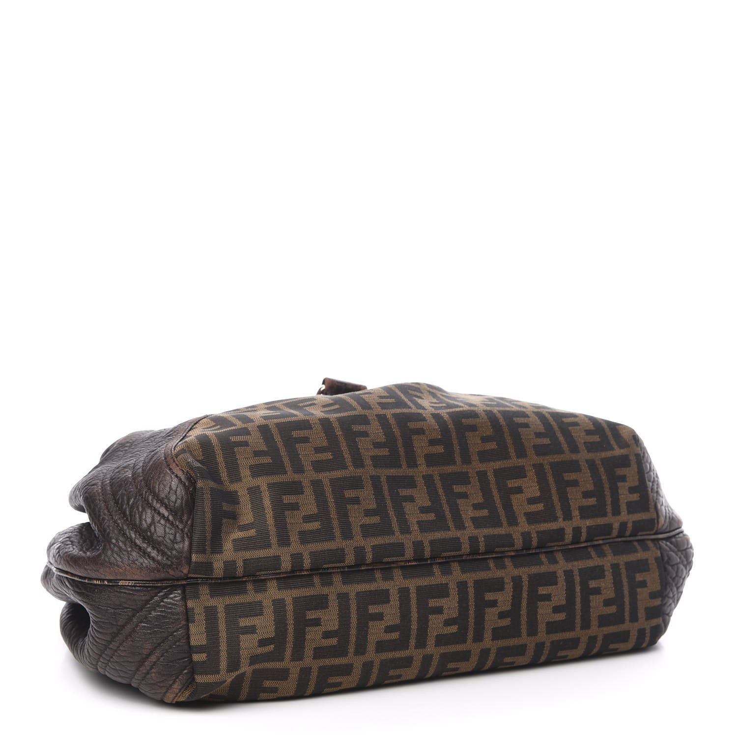 Fendi Zucca Nappa Nuvolata Vitello Tortuga Spy Tobacco Moro 4 of 10