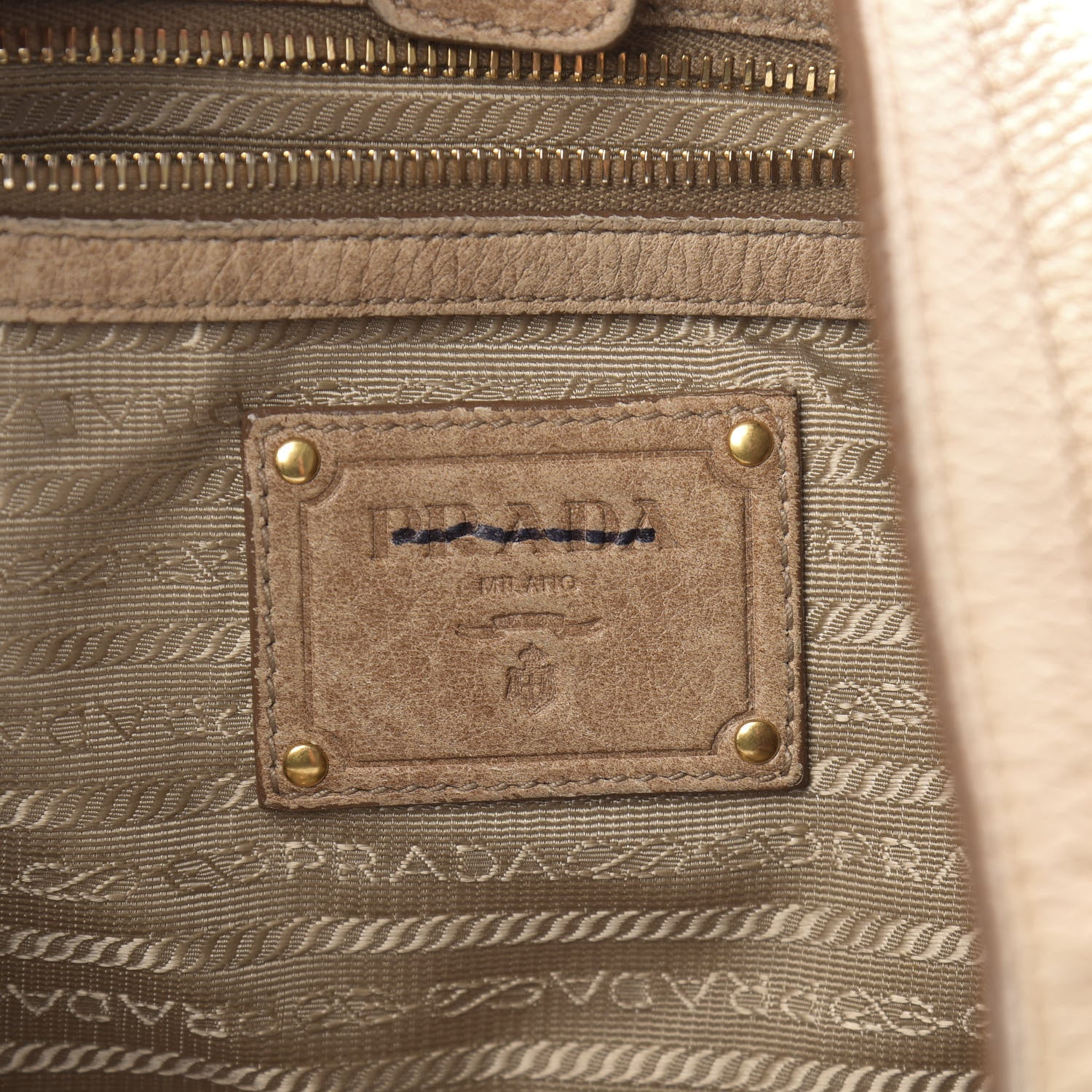 Prada Vitello Daino Hobo Sabbia 6 of 13