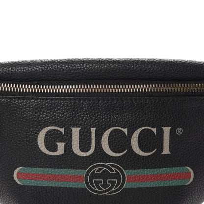 Gucci Grained Calfskin Small Logo Belt Bag Black 10 of 10