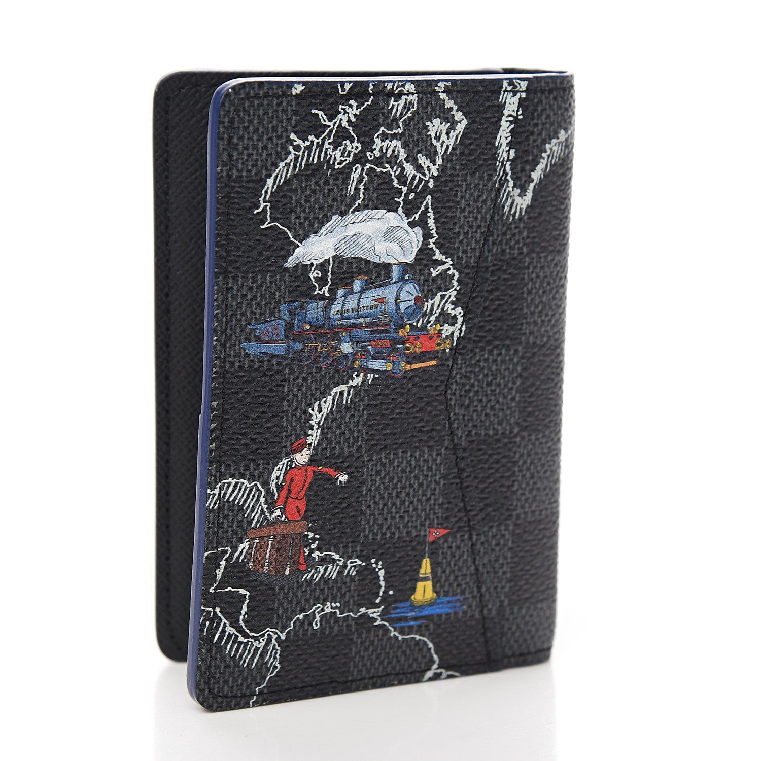 Louis Vuitton Damier Graphite World Map Pocket Organizer NM 2 of 7